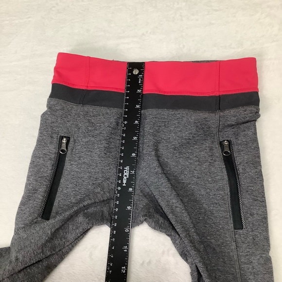Lululemon Inspire Tight II Sz 4 Heathered Black / Boom Juice / Deep Coal - Picture 7 of 11